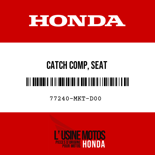 image de 77240-MKT-D00 CATCH COMP, SEAT