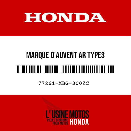 image de 77261-MBG-300ZC MARQUE D'AUVENT AR TYPE3