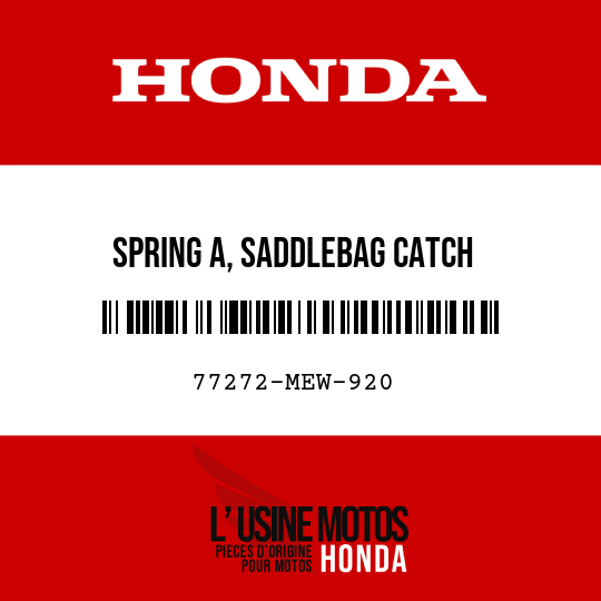 image de 77272-MEW-920 SPRING A, SADDLEBAG CATCH