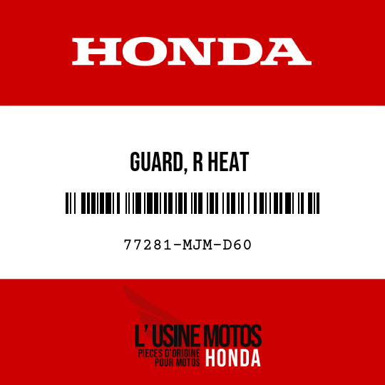 image de 77281-MJM-D60 GUARD, R HEAT