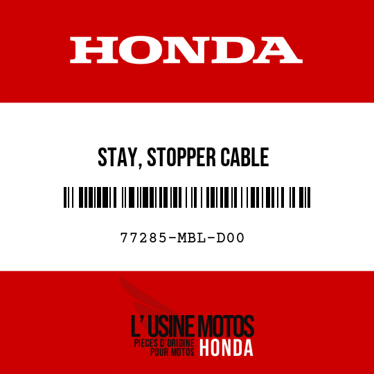 image de 77285-MBL-D00 STAY, STOPPER CABLE