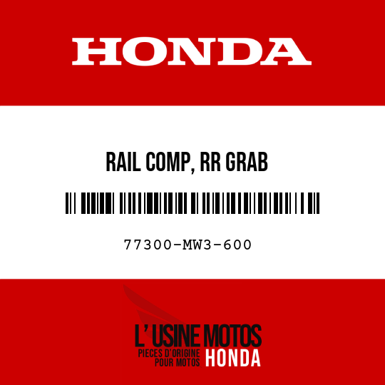 image de 77300-MW3-600 RAIL COMP, RR GRAB