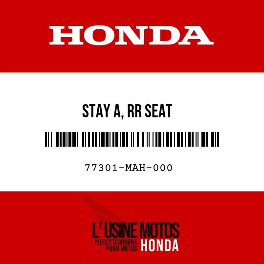 image de 77301-MAH-000 STAY A, RR SEAT