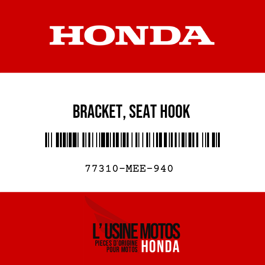 image de 77310-MEE-940 BRACKET, SEAT HOOK