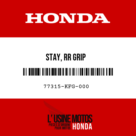 image de 77315-KFG-000 STAY, RR GRIP