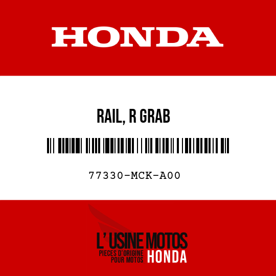 image de 77330-MCK-A00 RAIL, R GRAB