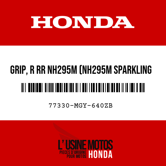 image de 77330-MGY-640ZB GRIP, R RR NH295M (NH295M SPARKLING SILVER METALLIC)