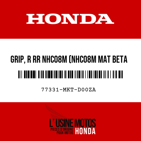 image de 77331-MKT-D00ZA GRIP, R RR NHC08M (NHC08M MAT BETA SILVER METALLIC)