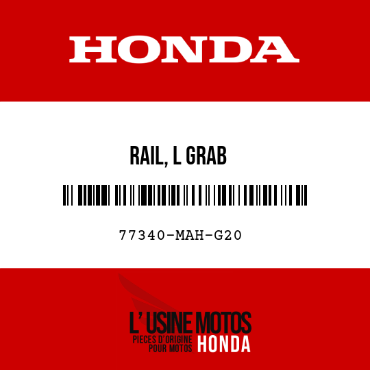 image de 77340-MAH-G20 RAIL, L GRAB