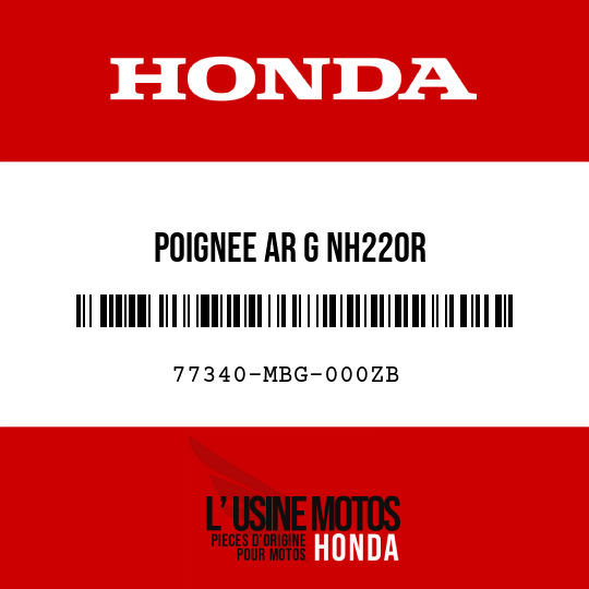 image de 77340-MBG-000ZB POIGNEE AR G NH220R 