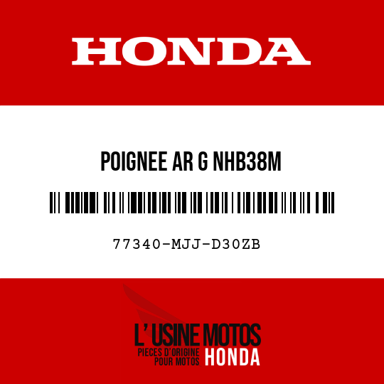 image de 77340-MJJ-D30ZB POIGNEE AR G NHB38M