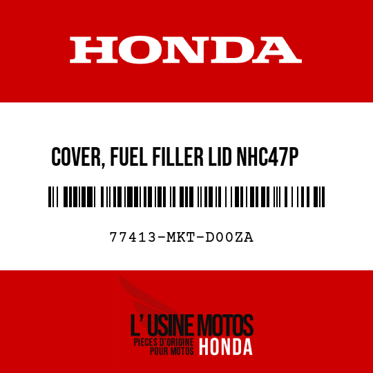 image de 77413-MKT-D00ZA COVER, FUEL FILLER LID NHC47P (NHC47P PEARL DEEP MUD GRAY)