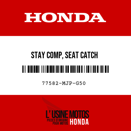 image de 77582-MJP-G50 STAY COMP, SEAT CATCH