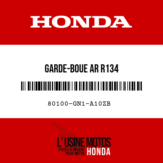 image de 80100-GN1-A10ZB GARDE-BOUE AR R134