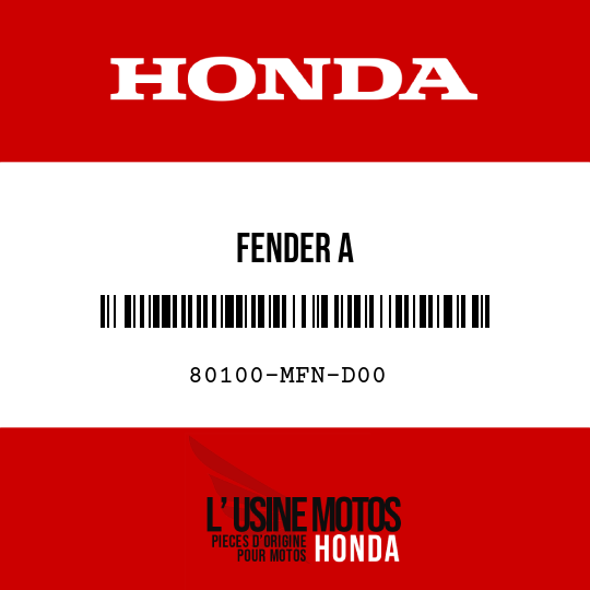 image de 80100-MFN-D00 FENDER A
