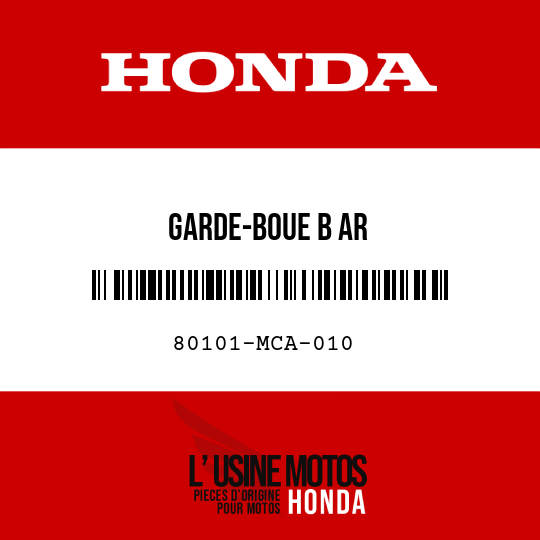 image de 80101-MCA-010 GARDE-BOUE B AR