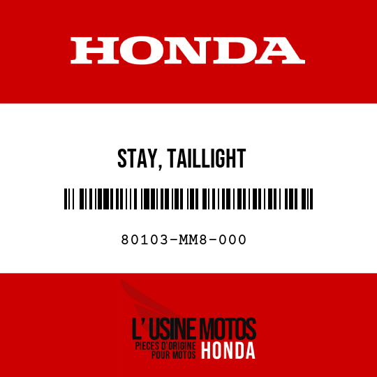 image de 80103-MM8-000 STAY, TAILLIGHT