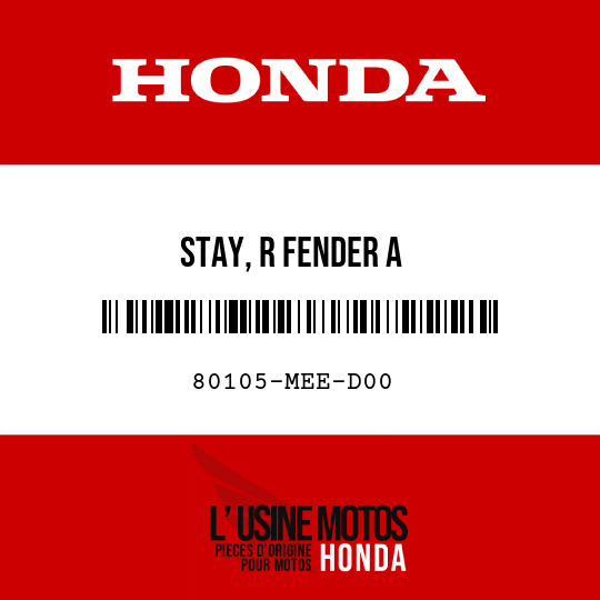 image de 80105-MEE-D00 STAY, R FENDER A