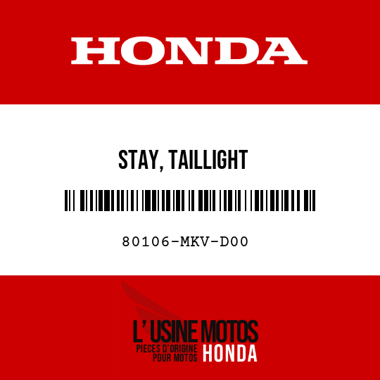 image de 80106-MKV-D00 STAY, TAILLIGHT