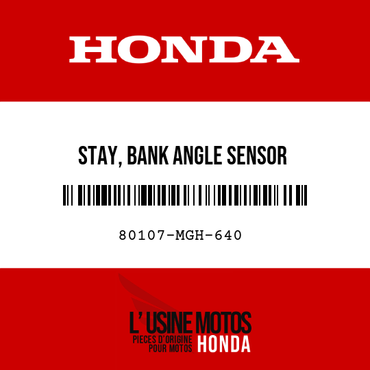 image de 80107-MGH-640 STAY, BANK ANGLE SENSOR