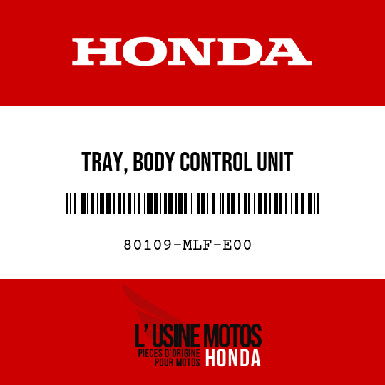 image de 80109-MLF-E00 TRAY, BODY CONTROL UNIT