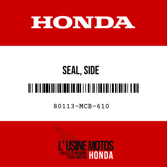 image de 80113-MCB-610 SEAL, SIDE