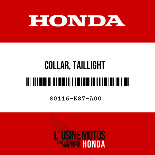 image de 80116-K87-A00 COLLAR, TAILLIGHT