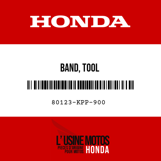 image de 80123-KPP-900 BAND, TOOL