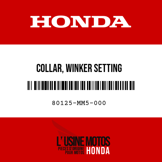 image de 80125-MM5-000 COLLAR, WINKER SETTING