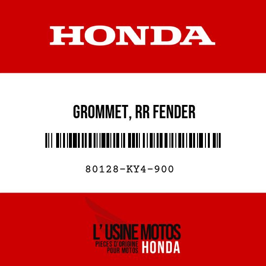 image de 80128-KY4-900 GROMMET, RR FENDER