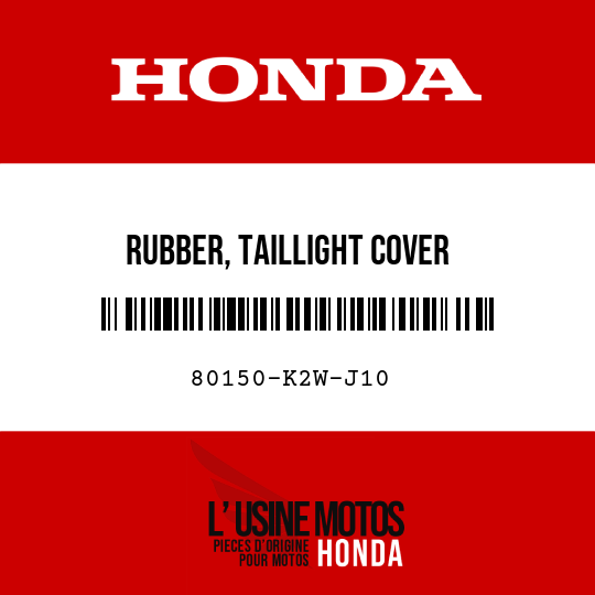 image de 80150-K2W-J10 RUBBER, TAILLIGHT COVER