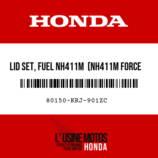 image de 80150-KRJ-901ZC LID SET, FUEL NH411M  (NH411M FORCE SILVER METALLIC)