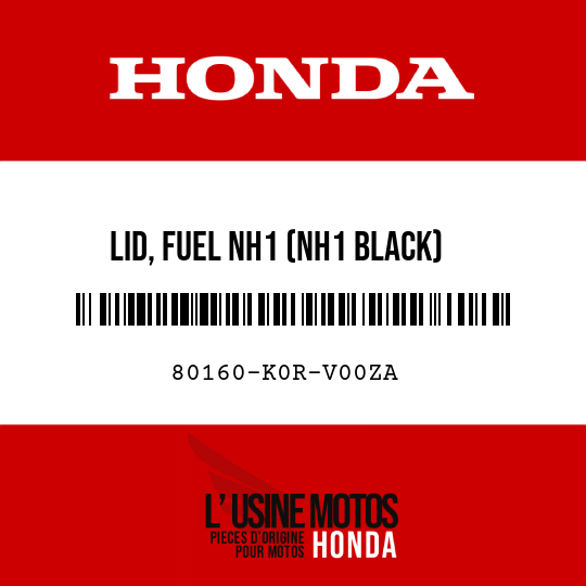 image de 80160-K0R-V00ZA LID, FUEL NH1 (NH1 BLACK)