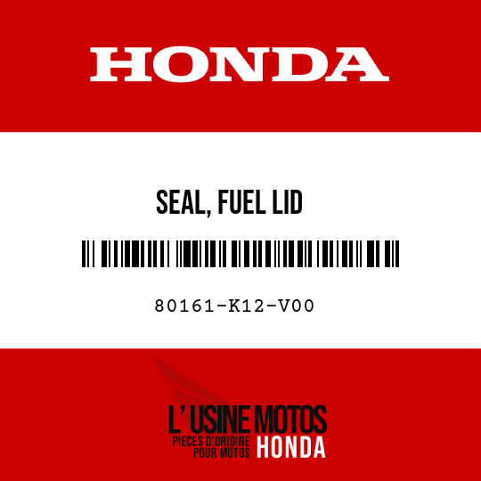 image de 80161-K12-V00 SEAL, FUEL LID
