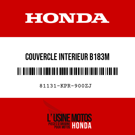 image de 81131-KPR-900ZJ COUVERCLE INTERIEUR B183M 