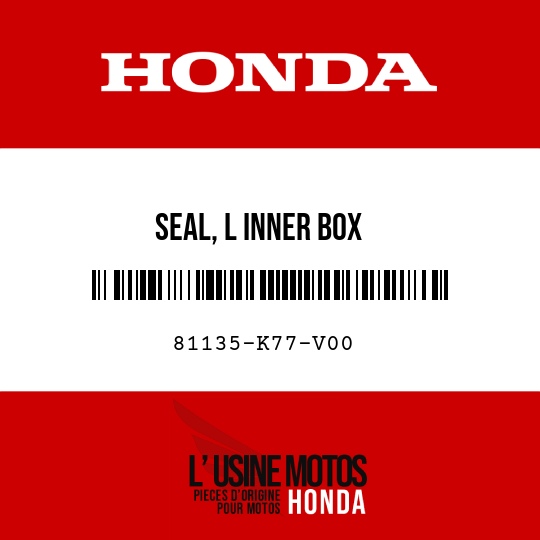 image de 81135-K77-V00 SEAL, L INNER BOX