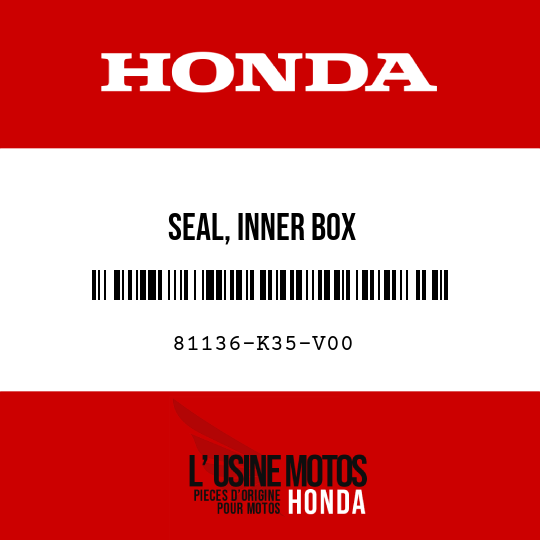image de 81136-K35-V00 SEAL, INNER BOX