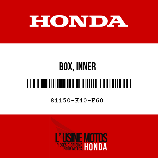 image de 81150-K40-F60 BOX, INNER