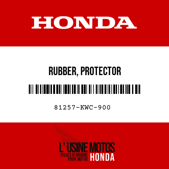 image de 81257-KWC-900 RUBBER, PROTECTOR
