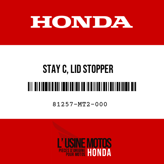 image de 81257-MT2-000 STAY C, LID STOPPER