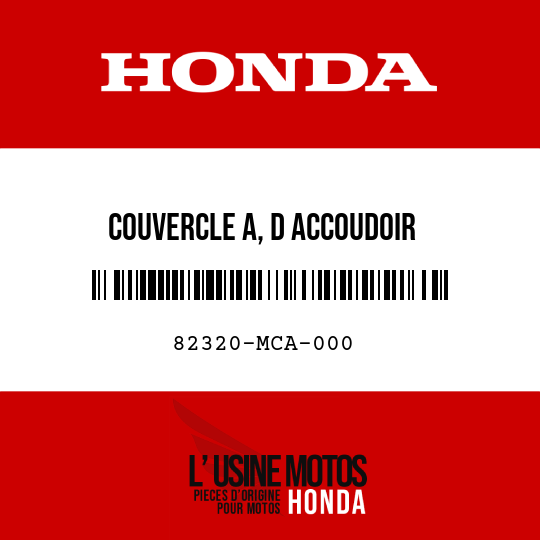image de 82320-MCA-000 COUVERCLE A, D ACCOUDOIR