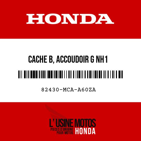 image de 82430-MCA-A60ZA CACHE B, ACCOUDOIR G NH1 