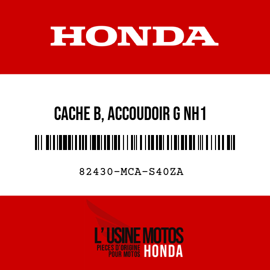 image de 82430-MCA-S40ZA CACHE B, ACCOUDOIR G NH1