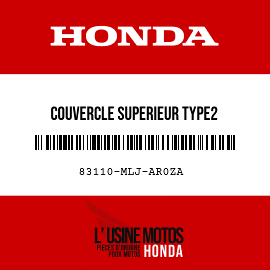 image de 83110-MLJ-AR0ZA COUVERCLE SUPERIEUR TYPE2