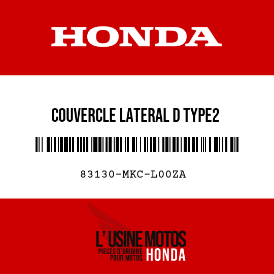 image de 83130-MKC-L00ZA COUVERCLE LATERAL D TYPE2
