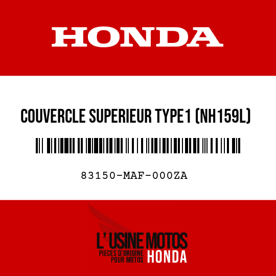 image de 83150-MAF-000ZA COUVERCLE SUPERIEUR TYPE1 (NH159L)