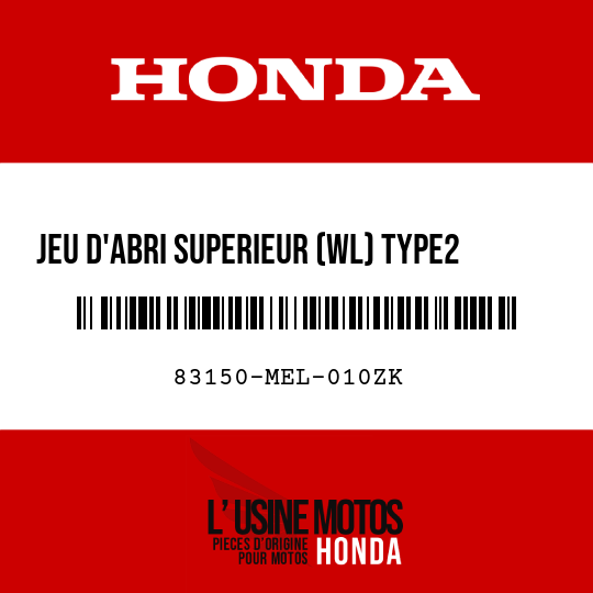 image de 83150-MEL-010ZK JEU D'ABRI SUPERIEUR (WL) TYPE2     1 