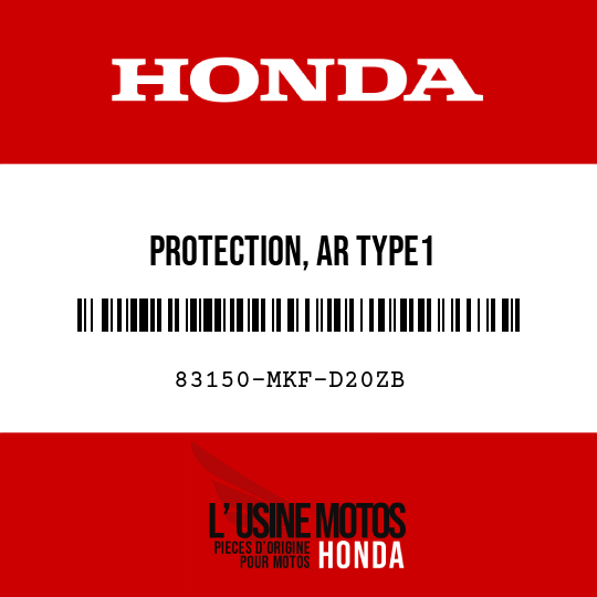 image de 83150-MKF-D20ZB PROTECTION, AR TYPE1