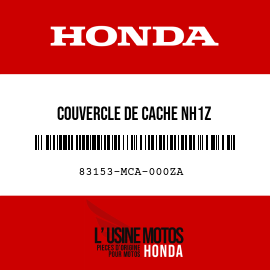 image de 83153-MCA-000ZA COUVERCLE DE CACHE NH1Z 