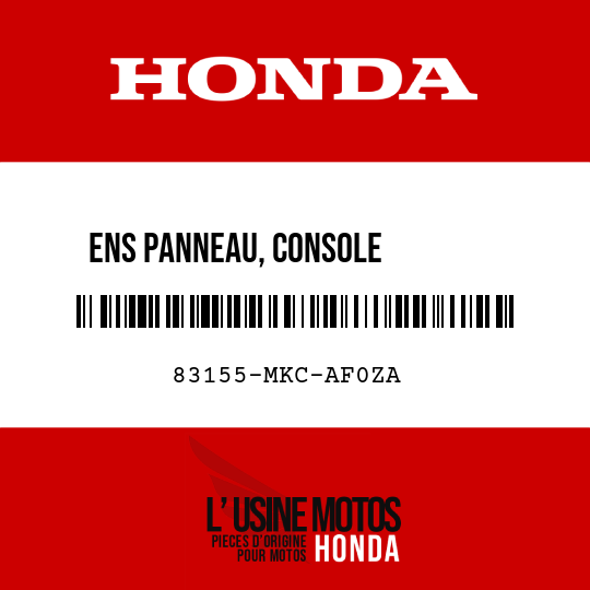 image de 83155-MKC-AF0ZA ENS PANNEAU, CONSOLE         CENTRALE D (WL) TYPE1